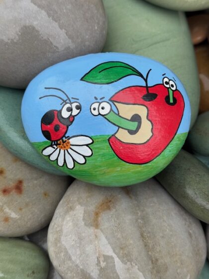 Ladybug with Apple